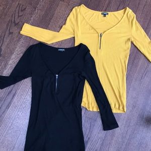 Express long sleeve tops